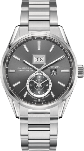 TAG Heuer Carrera Calibre 8 41 Stainless Steel / Grey / Bracelet
